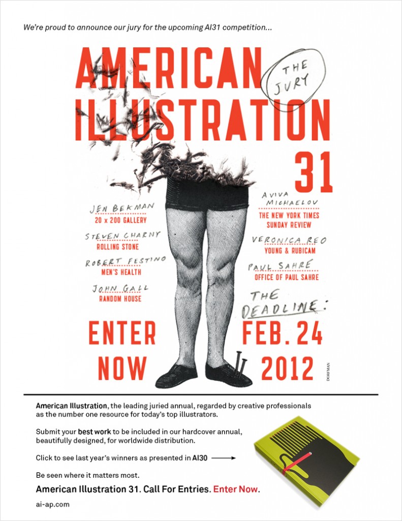 American Illustration 31 - Call For Entries