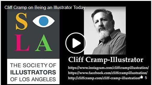 New Podcast: A talk with Cliff Cramp, “illustrator extraordinaire” ~ Listen on iTunes, Facebook or click link below.