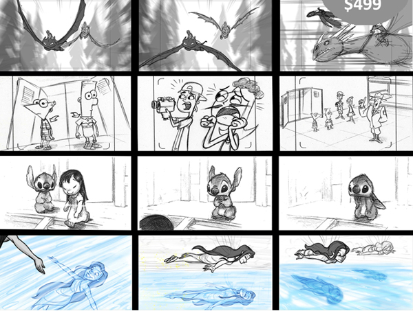 Next Week: Intro to Storyboarding with Peter Paul: October 9 – December 11 ~ 7:30 pm – 10:30 pm  $499.00