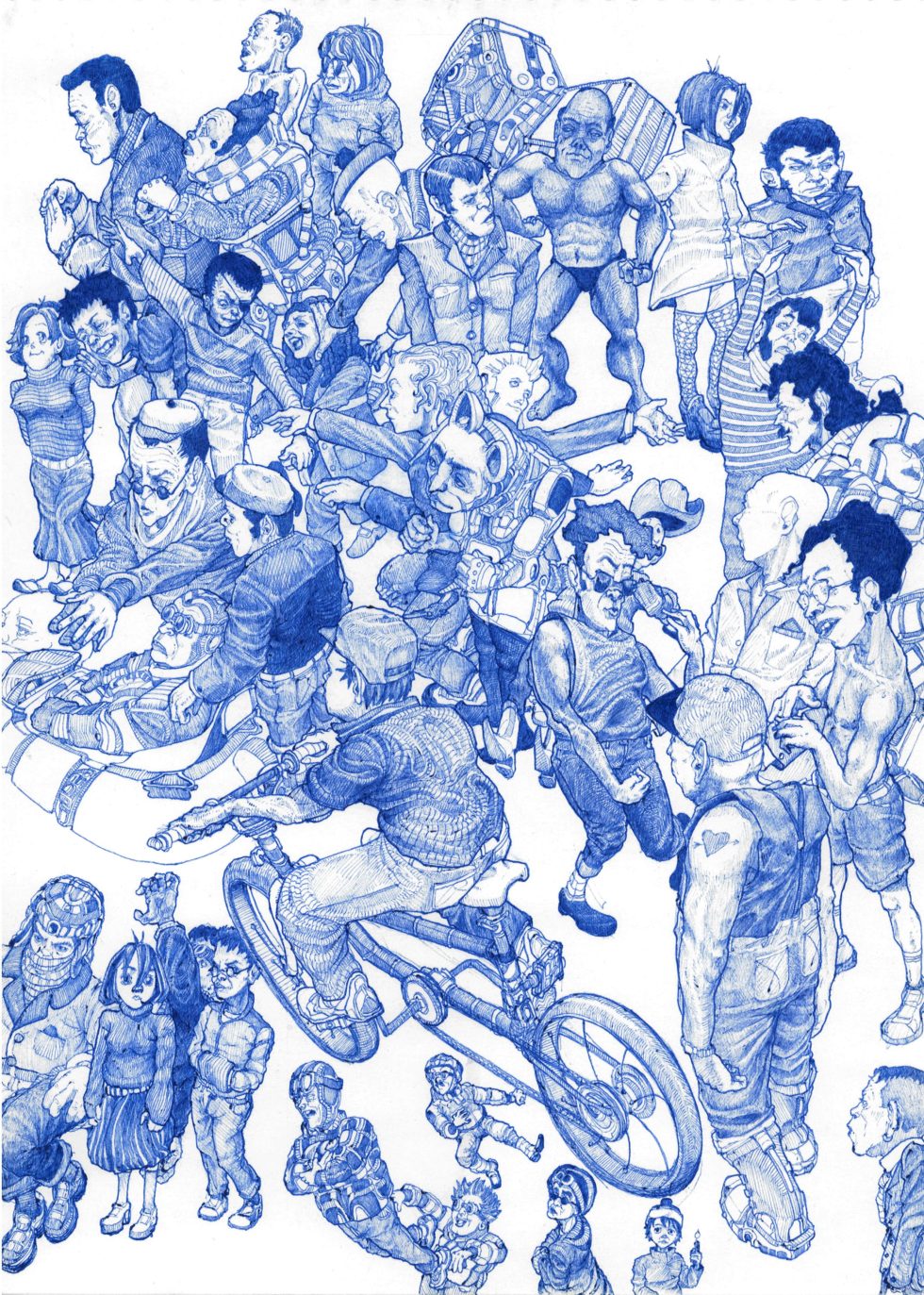 Characters (Blue Ink)