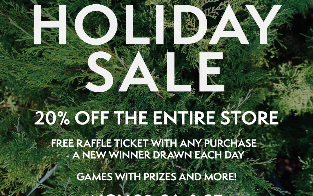 Blue Rooster, One Of Our Sponsors, Is Having A Holiday Sale!