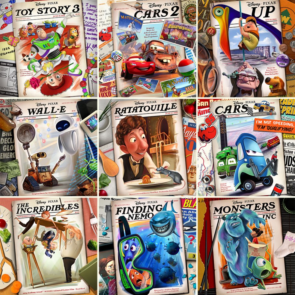 Pixar – Read All About It
