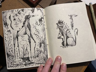 Notebook drawing by Timothy Banks