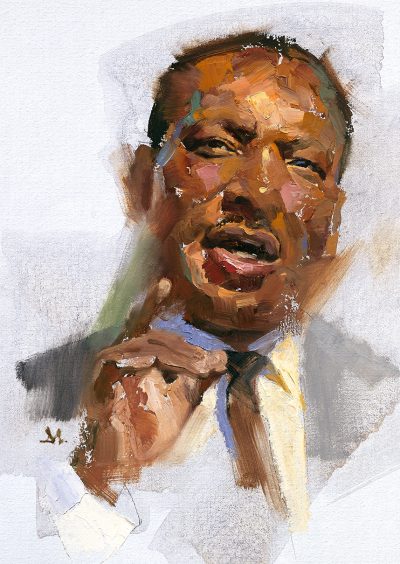 Martin Luther King by Gregory Manchess