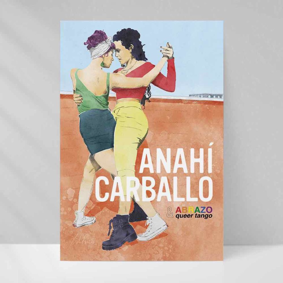 Anahi Carballo Tango Postcard