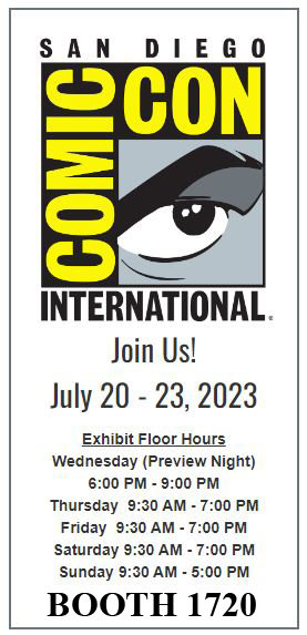 Comic-Con 2023 Exhibit Times