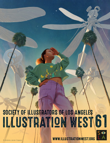 SAVE THE DATE!  Illustration West 61 Award Winners Exhibition Oct. 4 – 27, 2023
