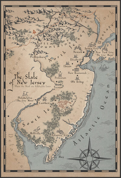 Morgan NJ Map