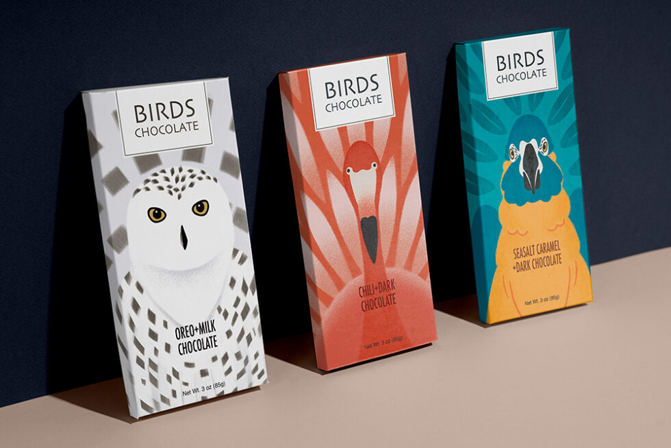 Birds Chocolate Packaging