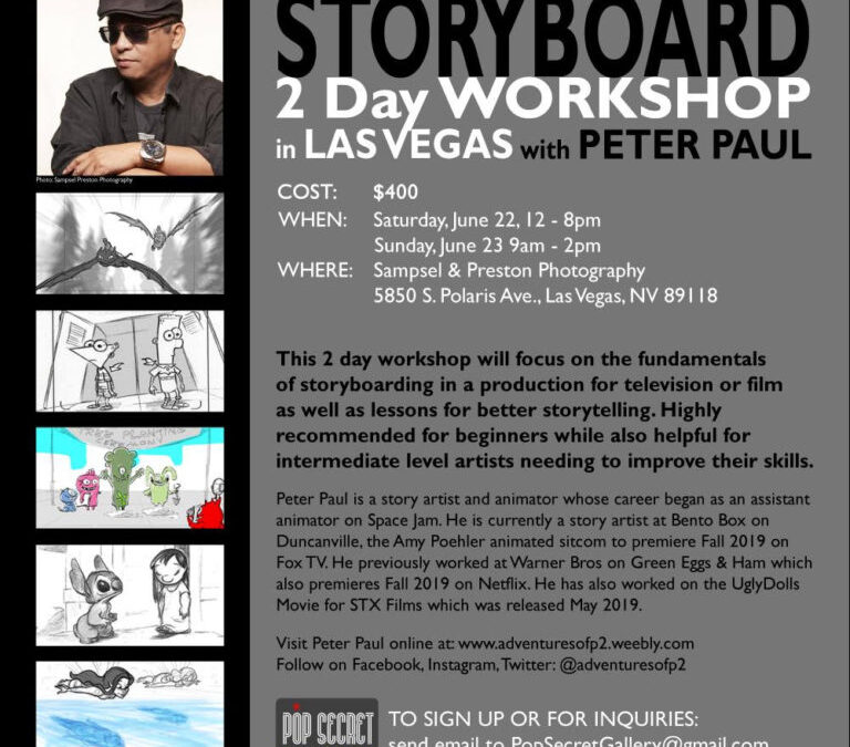 What Are SILA Members Doing? Peter Paul and Scott Gandell Are Putting on a 2-Day Storyboard Workshop